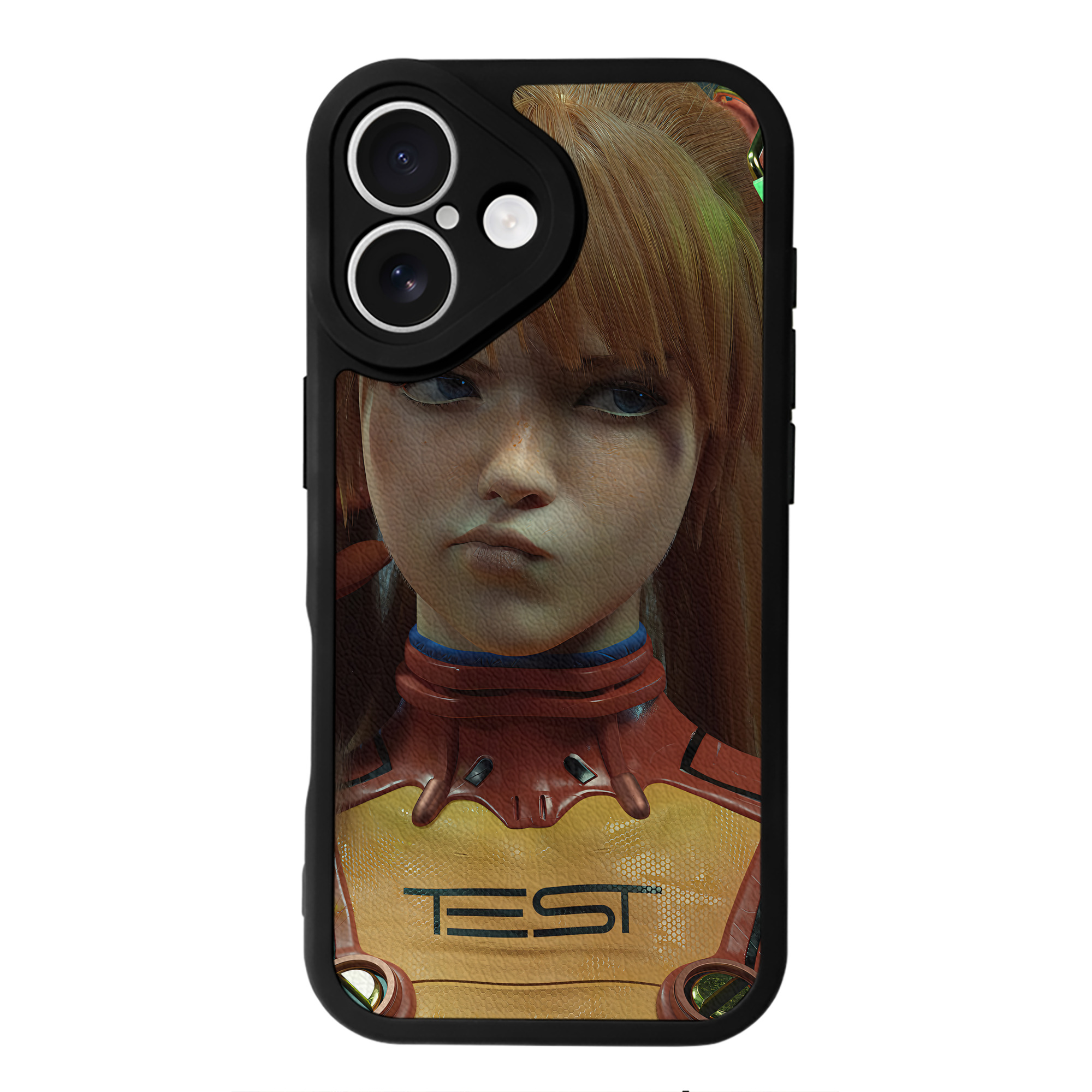 （画像用） EVA 新世紀エヴァンゲリオン 【iPhone 16シリーズ対応】シリコンスマホケース（レザー調） 材質：シリコン